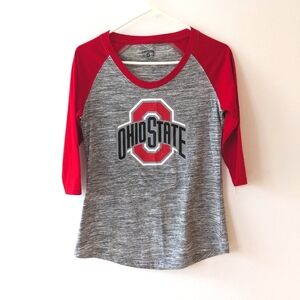 Scarlet and Gray Ohio State Tee